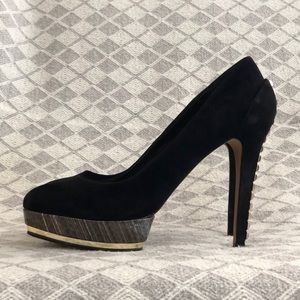 Vince Camuto Black Platform Pumps 8.5